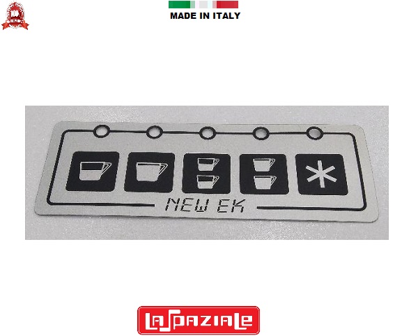 برچسب روی کیپد لاسپازیاله مدل نیو ایکی